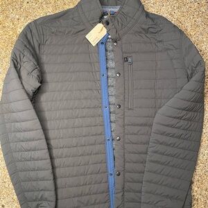 Men's Gray Quilted Jacket